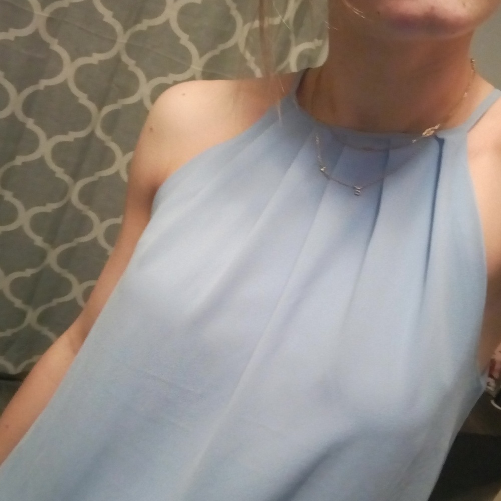 Pleated Halter Top